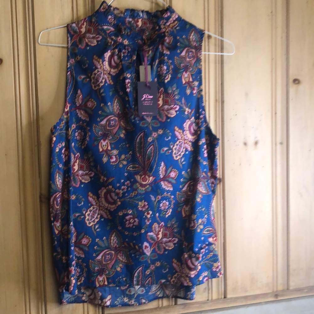 Womens J Crew Top Sleeveless 12